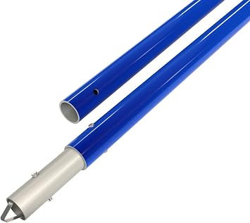 Bon Tool 4 Aluminum Button Handles Easy to Join & Fit Most Standard Handles & Adapters 1-3/4" Diameter