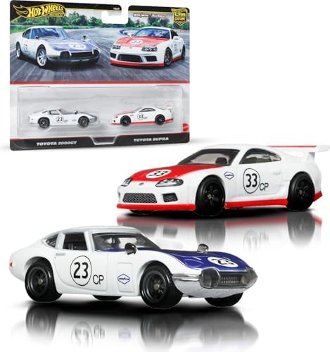 Hot Wheels JBL03 Premium 2 Pack Toyota 2000GT / Toyota Supra Vehi...