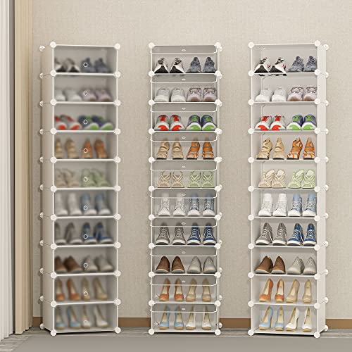 Variante de HOMIDEC zapatero 10 niveles 20 pares transparente estrecho