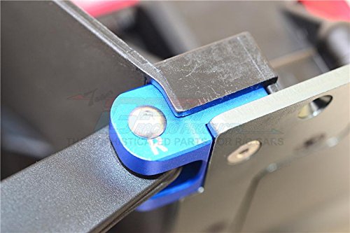 GPM For Traxxas 1/16 Mini E-Revo, Mini Summit Upgrade Parts Aluminum Front Lower Arm - 1Pr Set Green