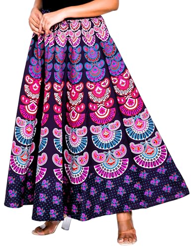 Image of Premium Cotton Skirt for Women with Pocket, Free Size