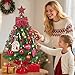 Dolicer 2FT Small Christmas Tree with Lights Table Top Christmas Tree with DlY Ornaments Full Realistic Cute Artificial Mini Xmas Trees with 20 LED Globe Lights Stable Base for Holiday Home Decor