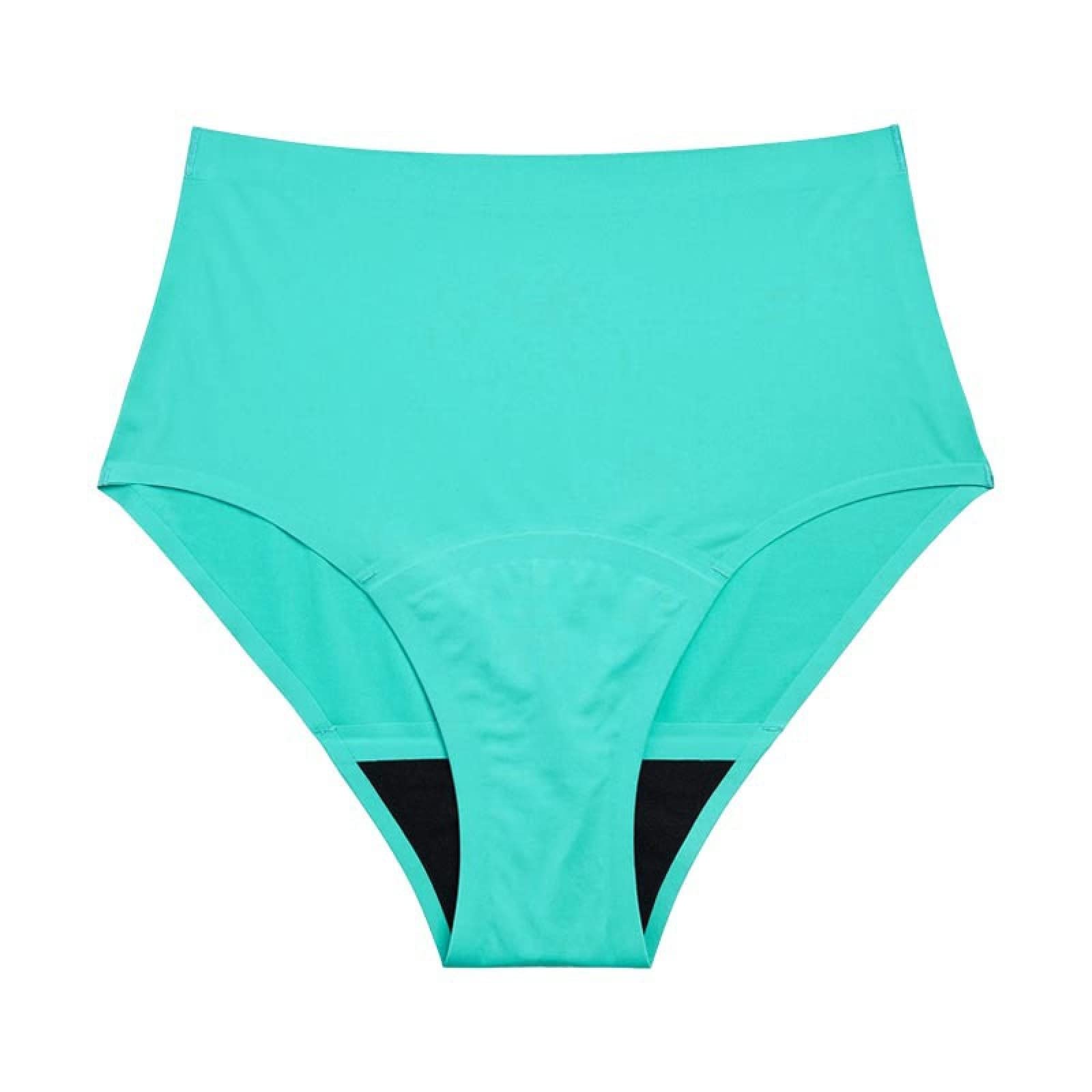 Bragas Mujer 3/5 Uds Pantalones menstruales para Mujer Pantalones a Prueba de Fugas para la tía Grande Pantalones Inferiores de algodón Sanitario Pantalones Transpirables de Cintura Alta