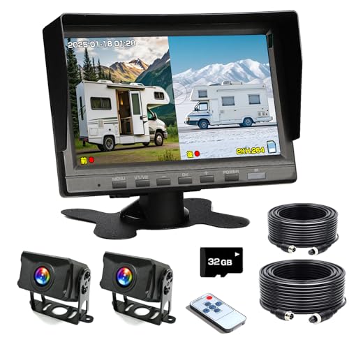 TORAKIND obNJj^[Zbg [2025NV^] ԍڃobNAbv ob[Zbg 𑜓x1920*1080p 170°Lp j^[ 7C`tj^[ 2 j^[ J IP68hohI[gA32GBJ[ht