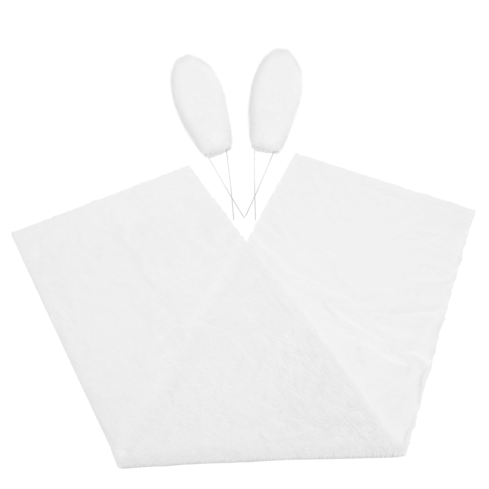 KOMBIUDA 1set Bunny Ear Shape Floral Holder Bag for Flower Bouquets Cute Design for Weddings Birthdays and Mother Day Decorations Material