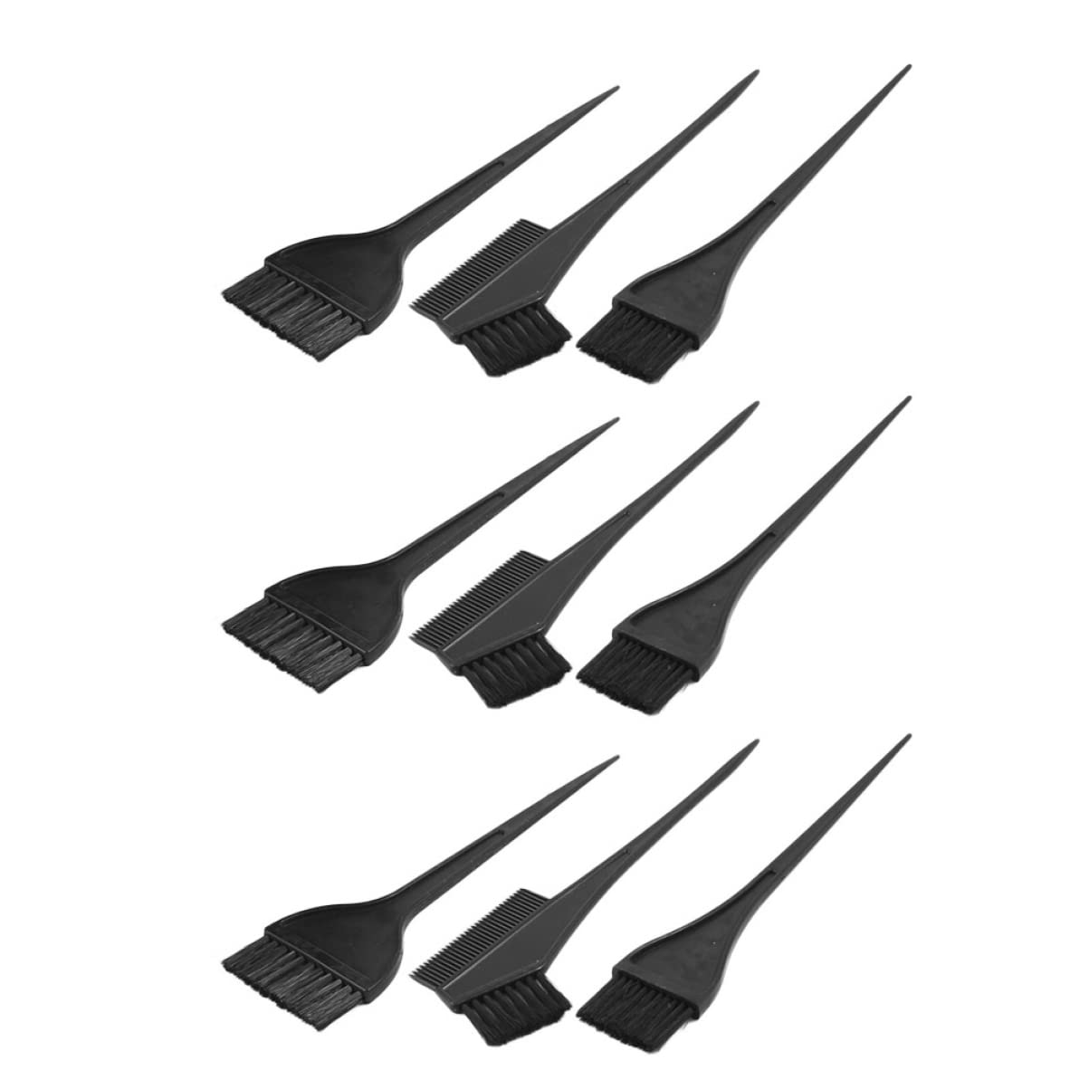 Baluue Diy Hair Coloring Tool 15pcs Hair Dye Brush Set Salon Grade Quality Comfortable Handle for Home Barber Shops