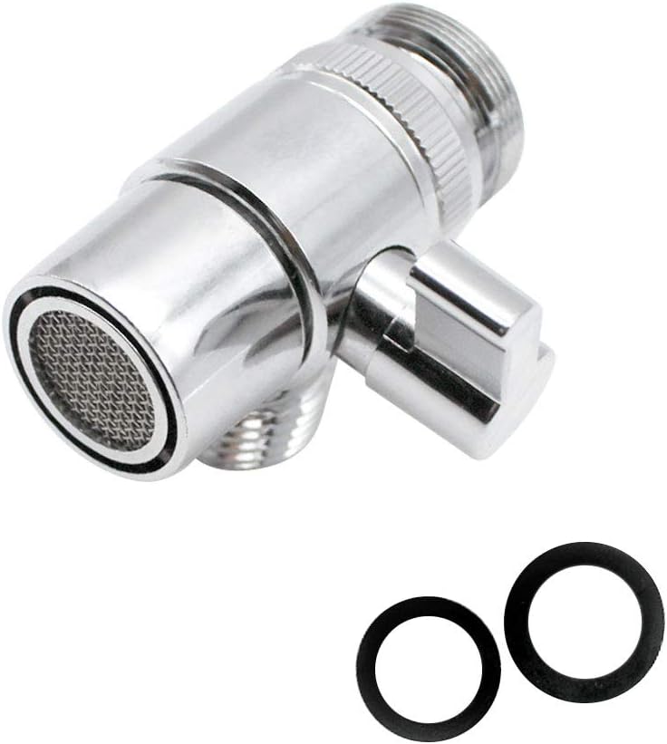 WJUAN 3 Way Diverter Valve Changeover Switch, for Kitchen or Bathroom