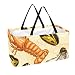 Borsa per la spesa riutilizzabile, cesto della spesa grande, borsa per la conservazione da 50 litri Capesante con gamberi e frutti di mare