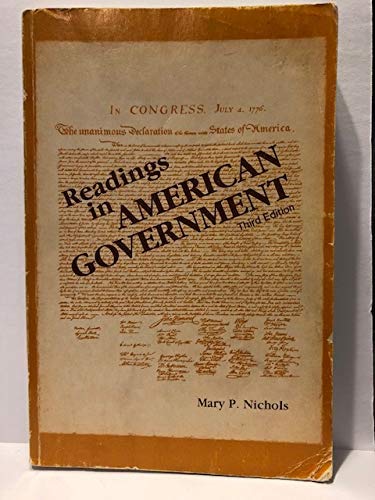 Buy Readings in American Government — BookShops.in