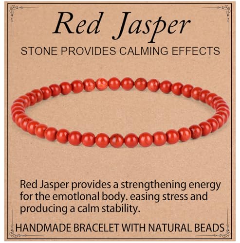 QOGIR Red Jasper Bracelet - Stone of...