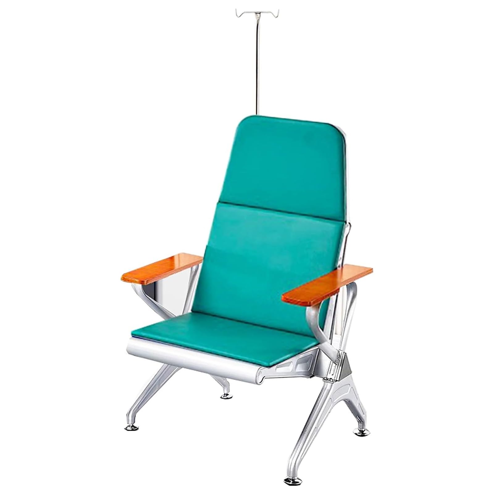 TABOJS Fauteuil inclinable avec Support pour Usage médical Salle d'attente, siè Confortable avec accoudoir en Bois Massif