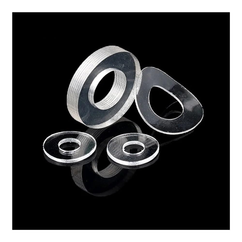 100 Guarnizioni Piane PVC Trasparenti M2x4x1 Mm | Isolanti Morbide Per Elettronica - Foto 12