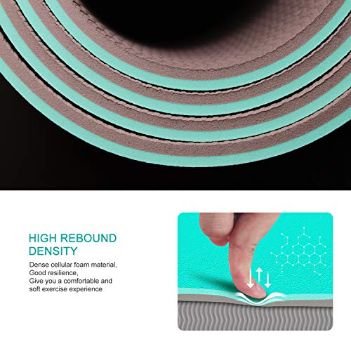 image for FBSPORT Yoga Mat- Eco Friendly Non Slip Fitness Exercise Mat with Carr