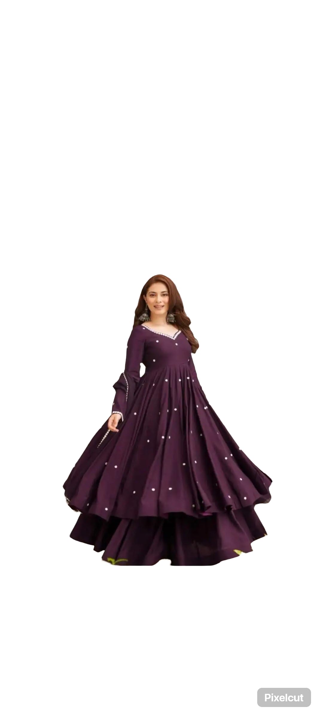 Anarkali Kurti with Dupatta.