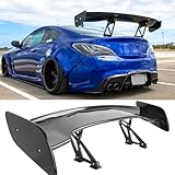JMTBNO 47 Inch GT Rear Spoiler, Gloss Black Wing Spoiler for car Compatible with Chevy Corvette Camaro Nissan Lexus Ford Mustang Hyundai Elantra Honda Civic Nissan Toyota