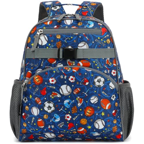 FlowFly Mochila infantil para meninos e meninas, mochila simples para viagem à escola primária, pequena bolsa moderna, Futebol Americano, Kids Medium: 12L, Médio infantil: 12l