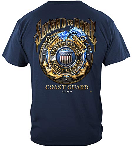Coast Guard Shirts for Men | US Coast Guard Second to None T Shirt MM2330XL