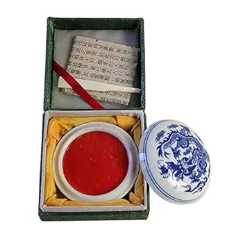 Amazon | 印泥 西冷印社 光明 一両装(30g) 朱肉 潜泉印泥 | 朱肉