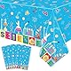 Inspireyee 4 PCS Wissenschaft Party Tischdecke Dekorationen verrückte Wissenschaftler Thema Geburtstag Party Supplies rechteckig 51 x 86in Labor Tabelle deckt für Science Lab Party Dekor (Science-4)