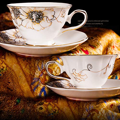 Vintage-Floral-Tea-Service-for-Adults-British-Porcelain-Tea-Sets-Tea-Cups-and-Saucer-Set-China-Porcelain-Coffee-Gift-Set-with-Cup-Holder-Stand-A-D-b-E-b