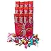 (6 Pack) Large (12 Inch) Confetti Cannons Air Compressed Party Poppers Indoor and Outdoor Safe Perfect For Any Party New Years Eve or Wedding Celebrations Shoot Streamers 10 ft