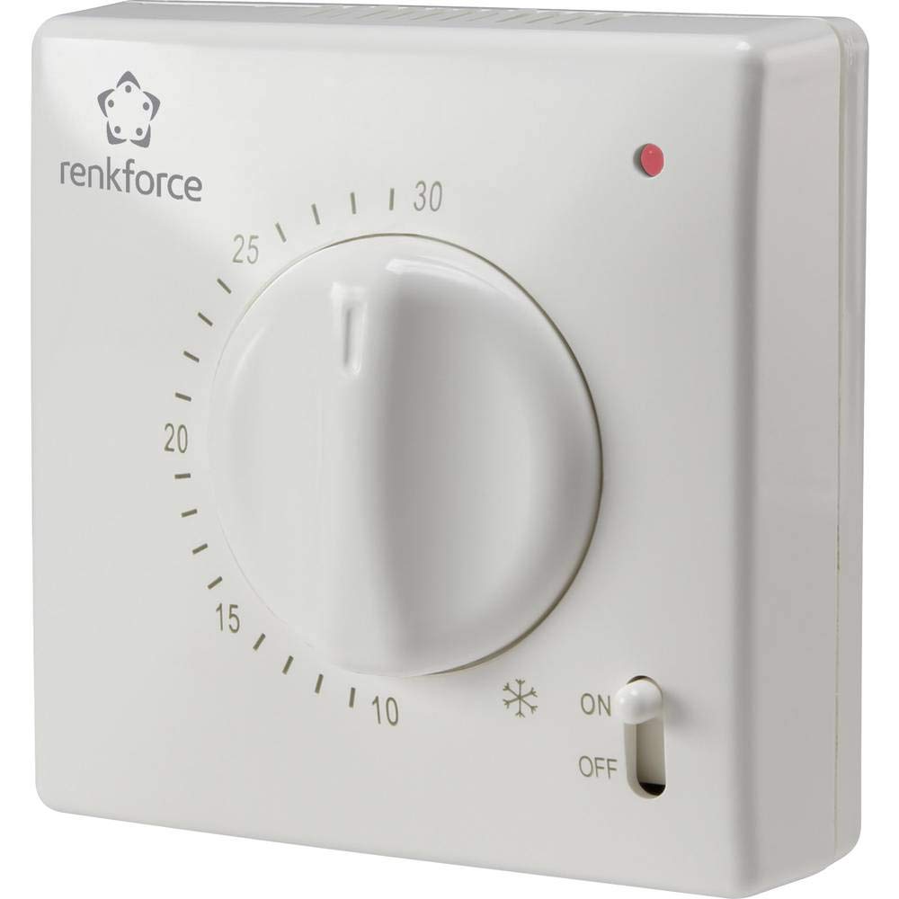 Termostat dambiance Renkforce TR-93 montaż pozorny (natynowy) program dzienny 5 do 30°C