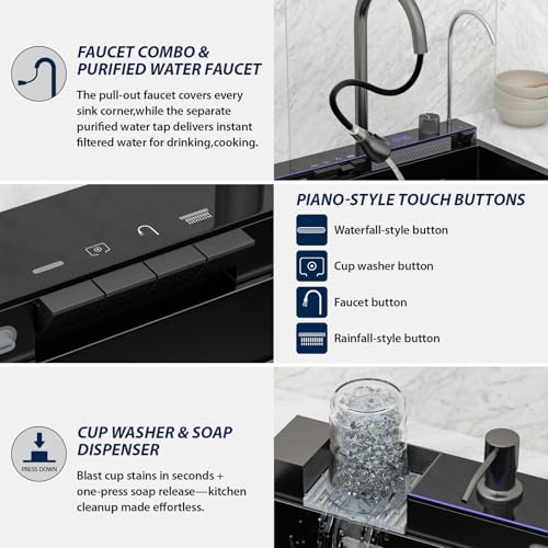 Smart Faucet Water Temperature Display