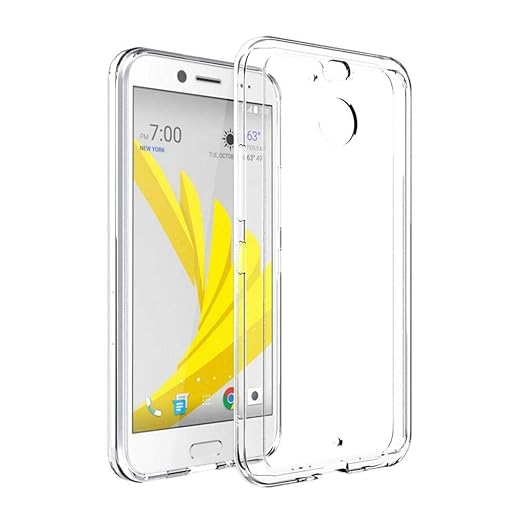 ineix Silicone Back Case Cover For HTC 10 evo - Clear
