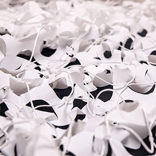 Snow Camo Netting, 30ft x 10ft, Military Snow Net, With Net Backing, 300 sq ft