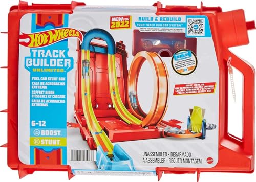 Hot Wheels Toy Car Set, Track Builder Unlimited Playset...