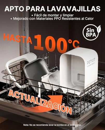 Fuente para gatos PETKIT EVERSWEET MAX 2 de acero inoxidable 3L con batería 3