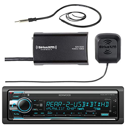 Kenwood Marine Boat Yacht Bluetooth USB AUX Audio Stereo Receiver Bundle Combo