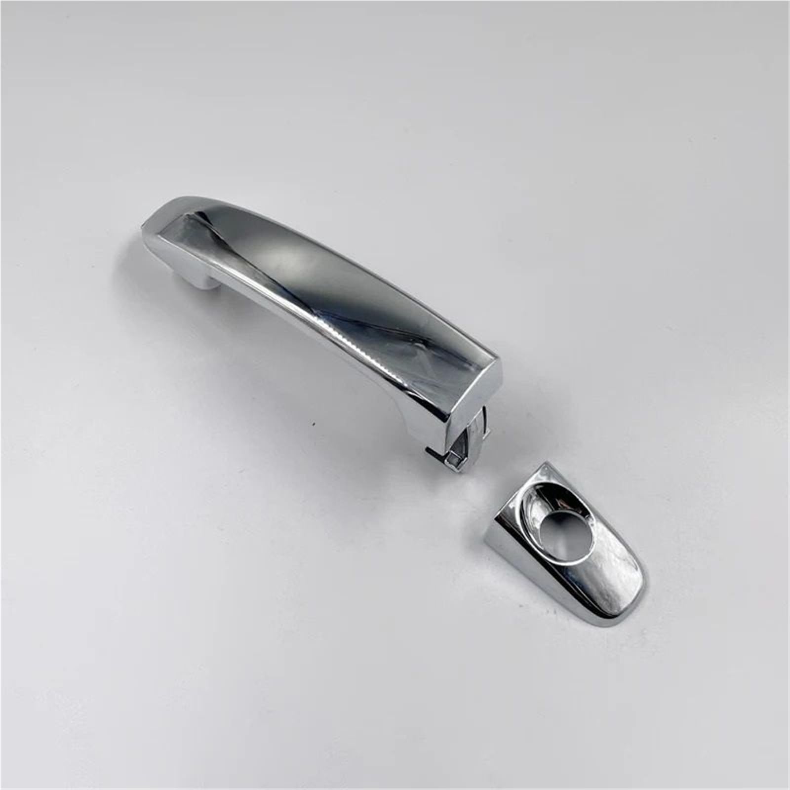 LMGBJJN Fit Ford Ranger T6 T7 Mazda Bt50 2012-2019 Door Outer Handle All Chrome with Capfor(Handle with Hole Cap)