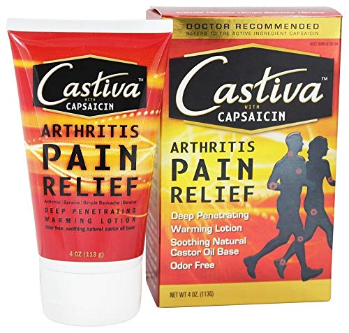 Castiva Arthritis Pain Relief Lotion with Capsaicin 4 OZ - (Pack of 2)