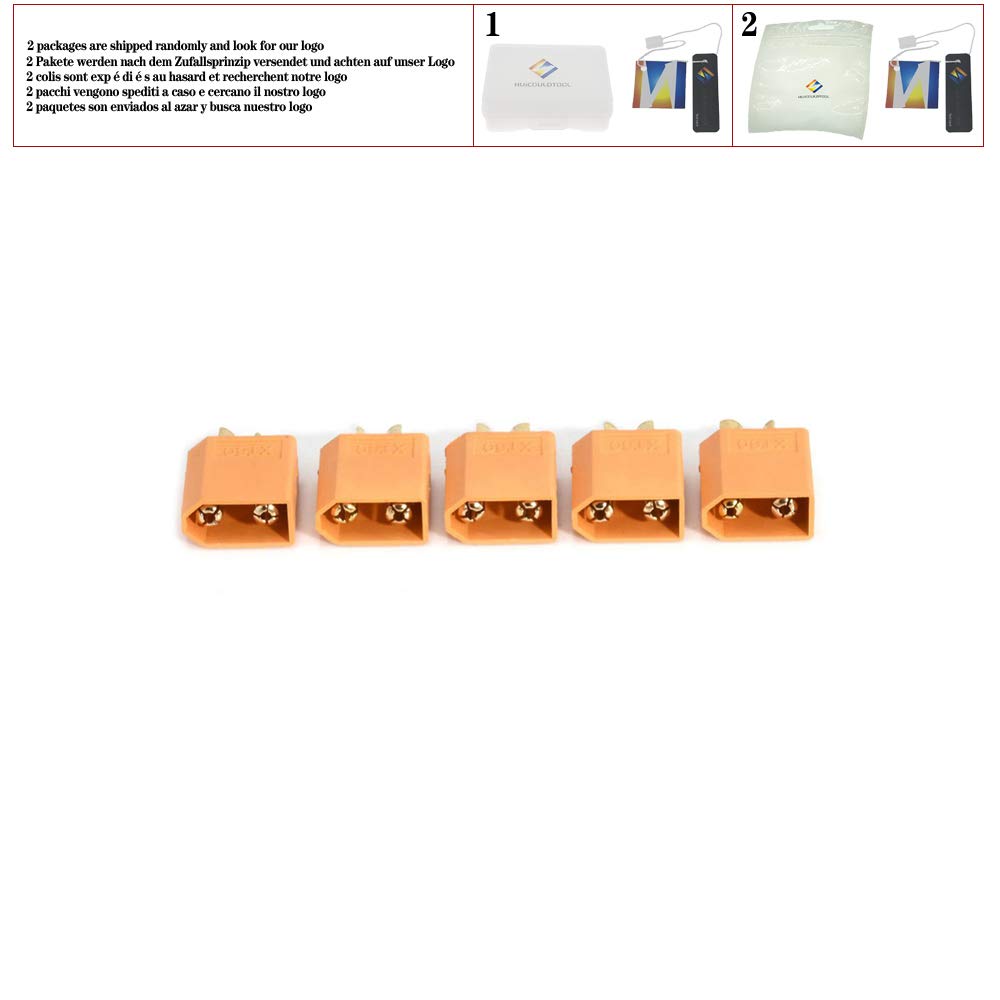 10 coppie XT60 Connettori a proiettile femmina Italia