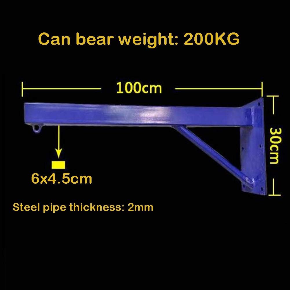 Heavy Punch Bag Wall Bracket Boxing Training Boom Hanging Hanger Sandbag Holder Thicken Load Bearing Rings Bracket Abdominal Training Accessories (Color : Purple, Size : 100x30cm)