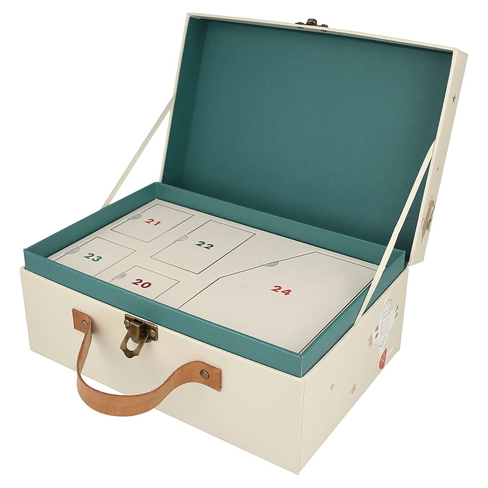 Marching Band Advent Calendar Suitcase (Pack of 1), Ages 8+, 9" x 6" x 4" Wooden Advent Calendar, Advent Calendar Kids, Christmas Advent Calendar,