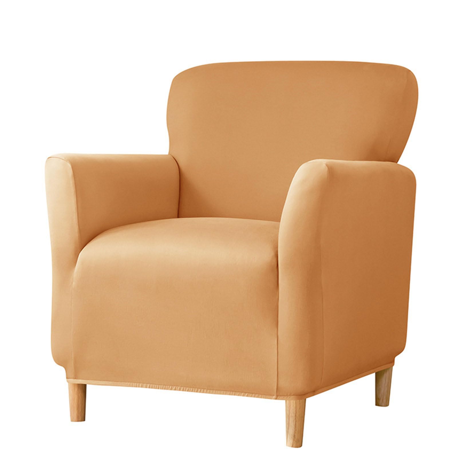 Beimus Luxurious Single Seats Sofa Slipcover Milk Silk Fabric, Sofa Couch Covers for Living Room or Bedroom Single Armchair Slipcover
