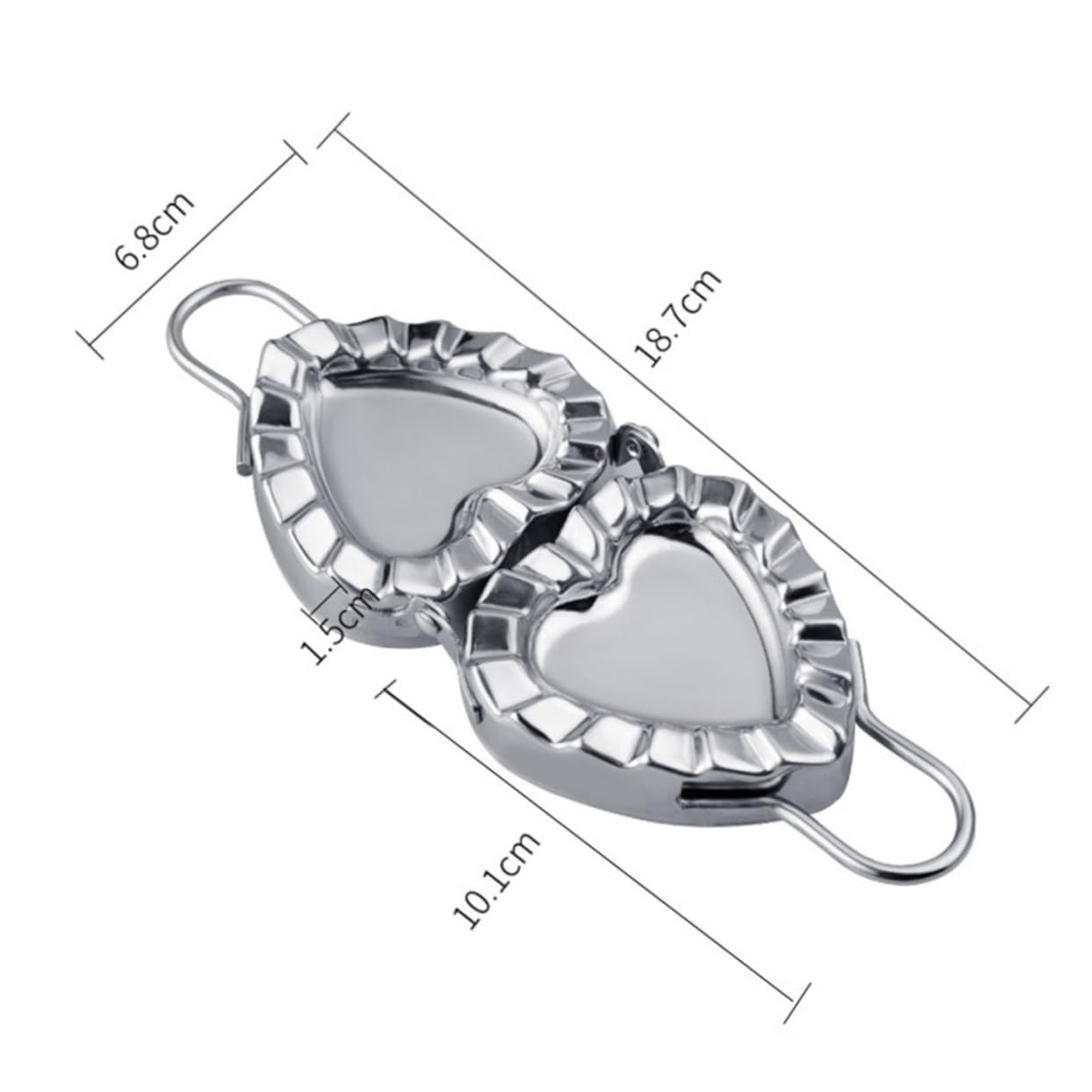 MUCKLILY Dumpling Wrapper Maker 304 Pie Molds Ravioli Mold for Artistic Dumplings