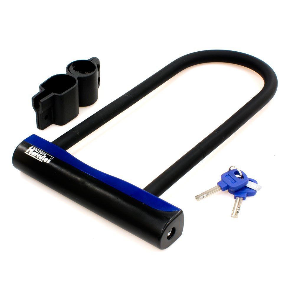 Oxford Hercules Bike / Cycle Keyed D-Lock 180mm x 320mm Black