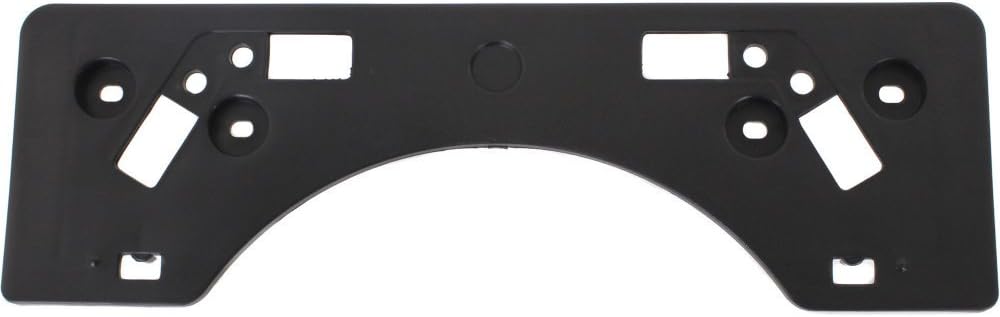 Evan-Fischer License Plate Bracket Compatible with Lexus ES300 02-03 / Es330 04-06 Front Black