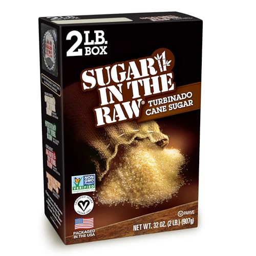 Sugar In The Raw Granulated Turbinado Cane Sugar, No Added Flavor...