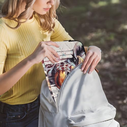 Funda para portátil 13-14 pulgadas impermeable con diseño de jirafa miniatura 6