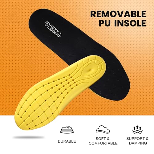 Image of Work Boots for Men Waterproof Soft Toe Non Slip Comfortable Leather Workboots