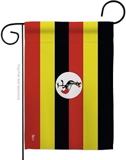 Americana Home & Garden Uganda Garden Flag Regional Nation International World Country Particular Area House Decoration Banner Small Yard Gift Double-Sided, Made in USA