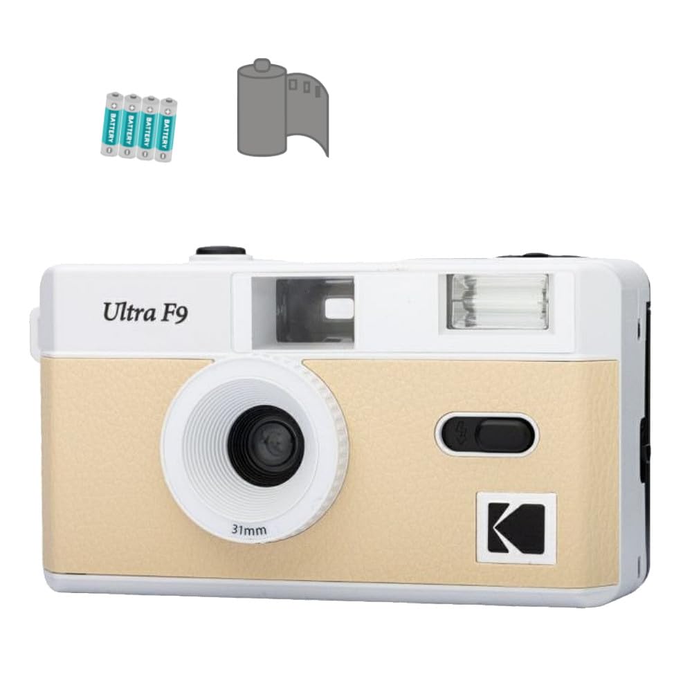 Amazon | コダック フィルムカメラ ULTRAF9 ベビーベージュ＆ 36枚撮り