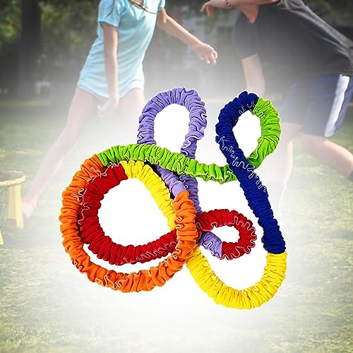 Perfeclan Cooperative Band Multi Sizes Portable Teamwork Exercise Band Loop Resistance Band for Party Games Playground Activities Children, 3M Perfeclan Cooperative Band Multi Sizes Portable Teamwork Exercise Band Loop Resistance Band for Party Games Playground Activities Children, 3M