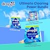 Dropps Bundle, Unscented Oxi Booster, Odor & Stain Laundry Detergent & UltraWash Plus Dishwasher Pods