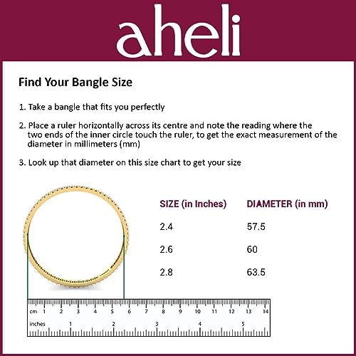 Aheli Stylish Indian Oxidized Bangle Set Ethnic Traditional Bollywood Fashion Wedding Wear Jewelry Gift for Women Gold4