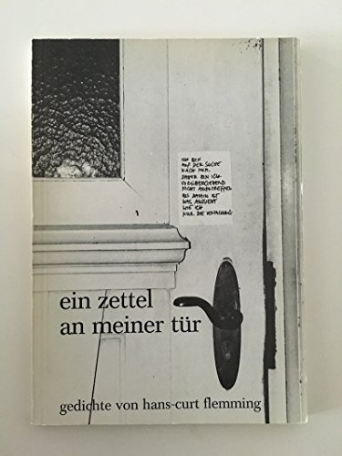 Preisvergleich Produktbild Ein Zettel an meiner Tür. Gedichte